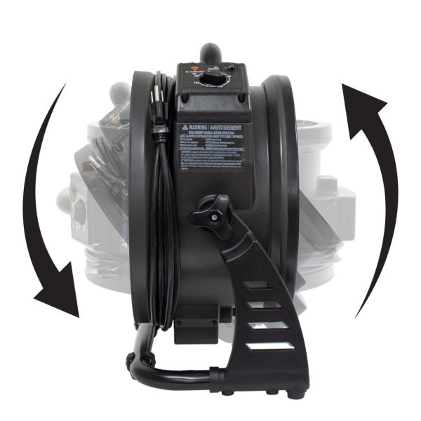 XPOWER M-25 Axial Air Mover with Ozone Generator